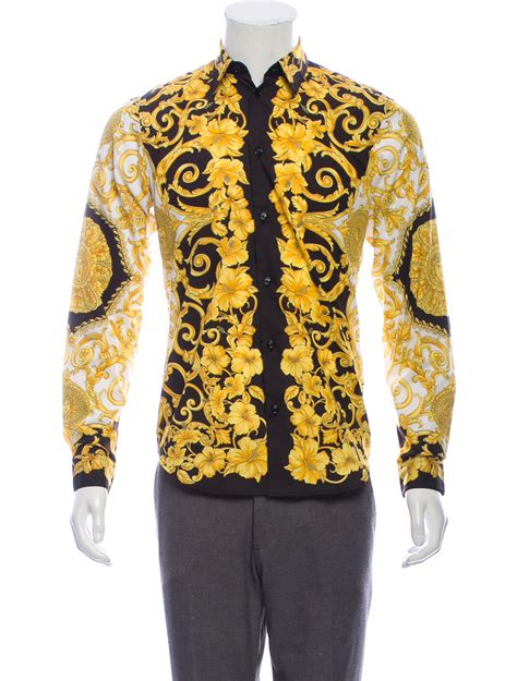 big and tall versace shirts|versace button up shirt.